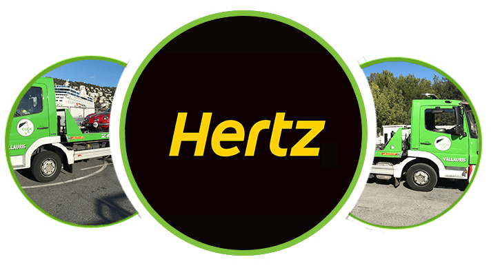 EGCA, location Hertz - Depannage moto cannes